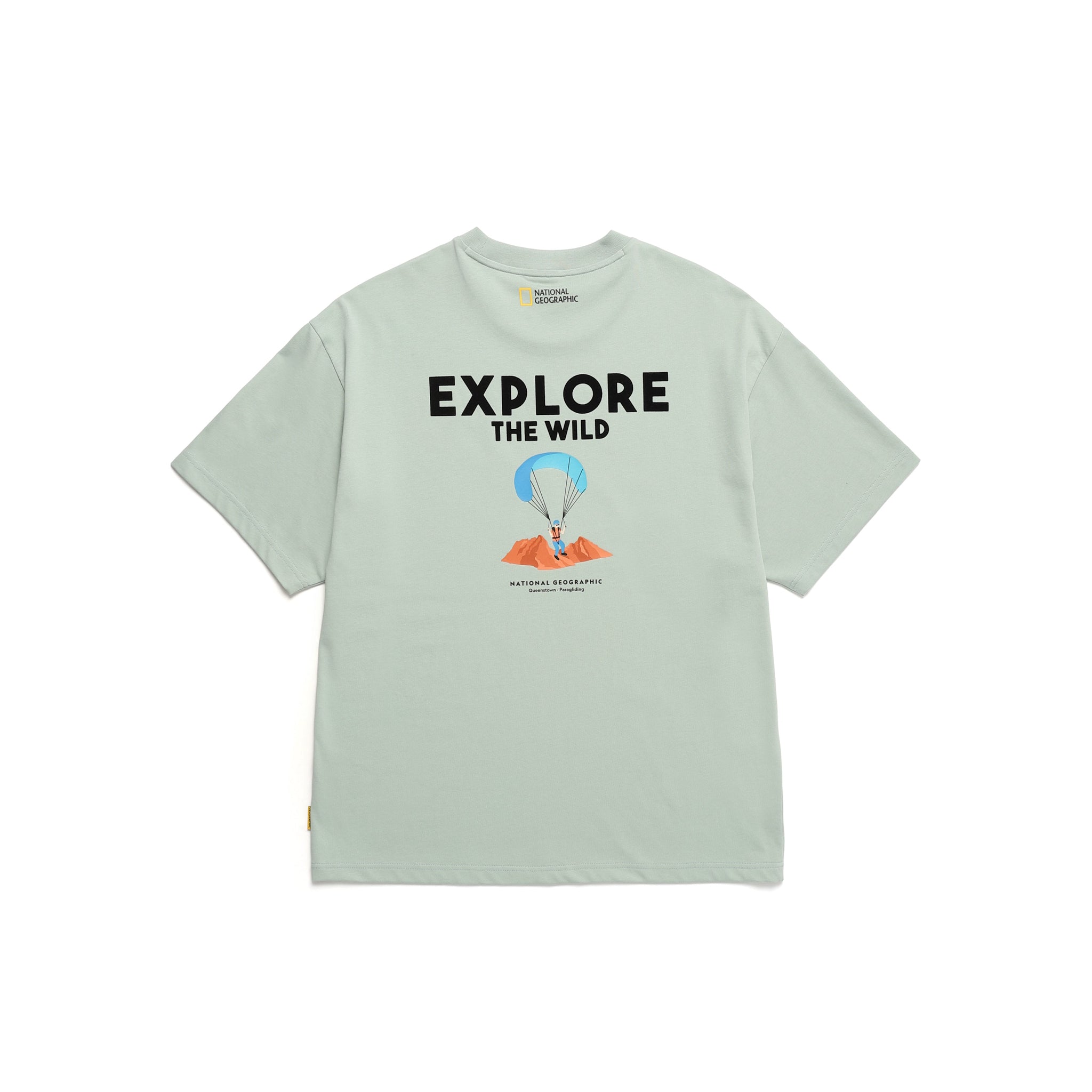 UNISEX "EXPLORE THE WILD" GRAPHIC T-SHIRT- JADE