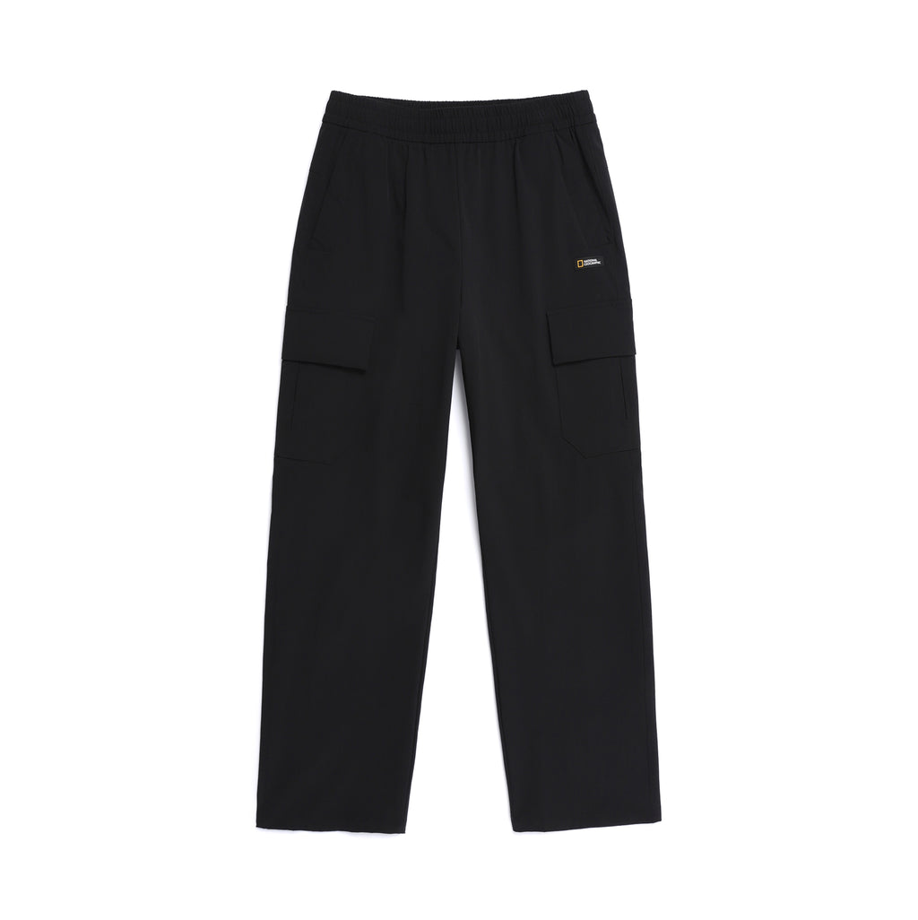 Unisex Archelon Woven Straight Pants- Black