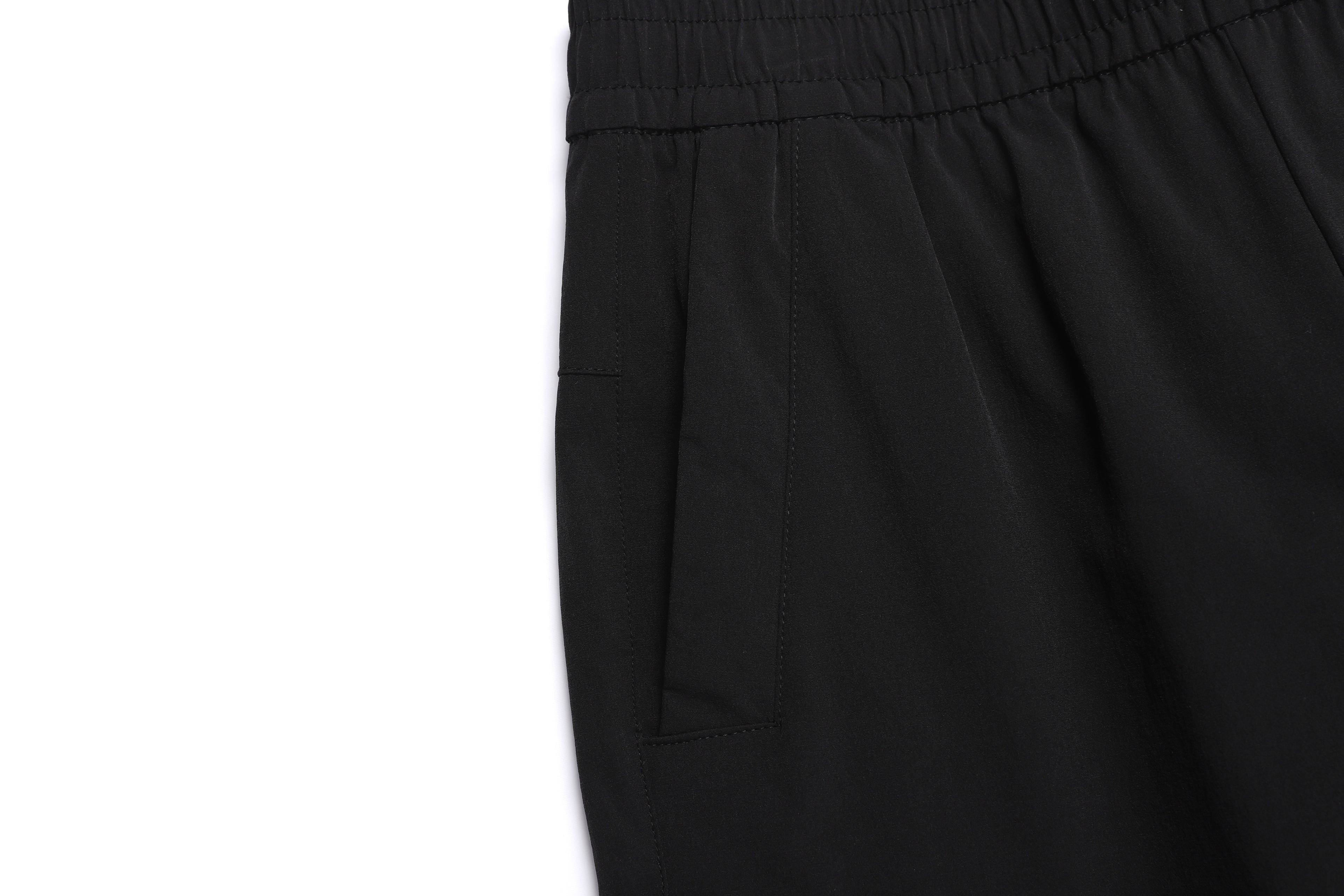 Unisex Archelon Woven Straight Pants- Black