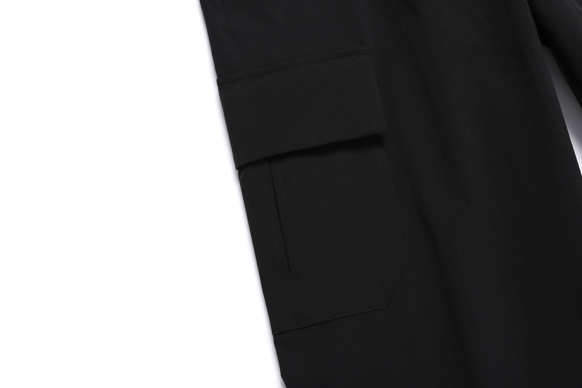Unisex Archelon Woven Straight Pants- Black