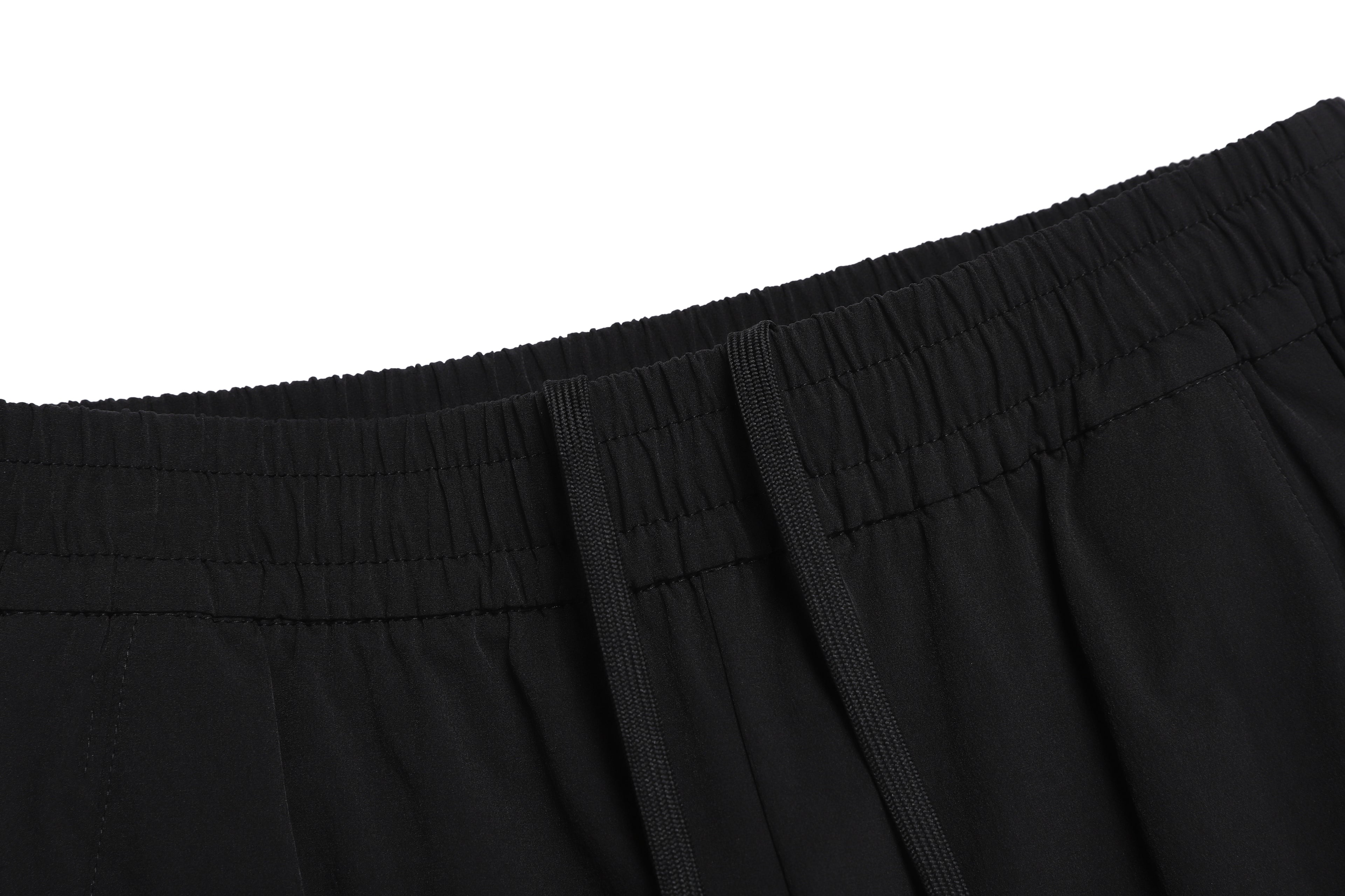 Unisex Archelon Woven Straight Pants- Black