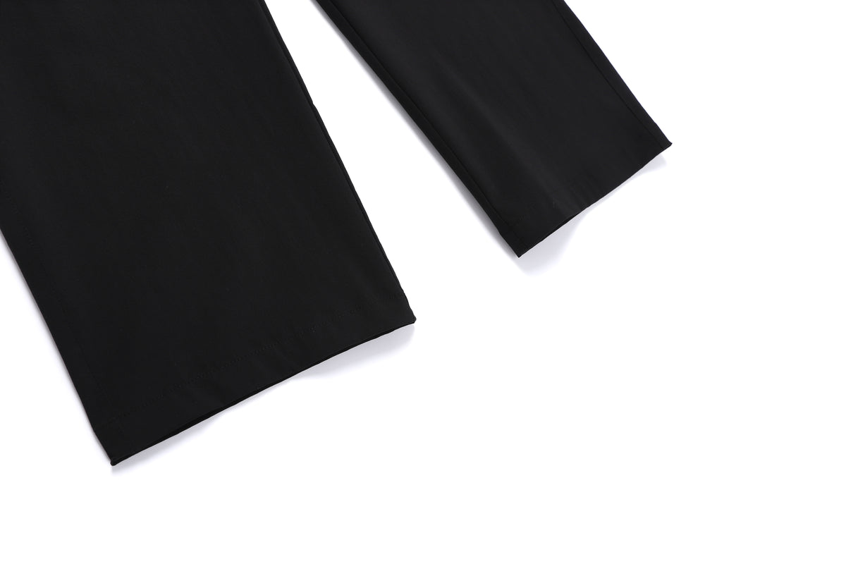 Unisex Archelon Woven Straight Pants- Black