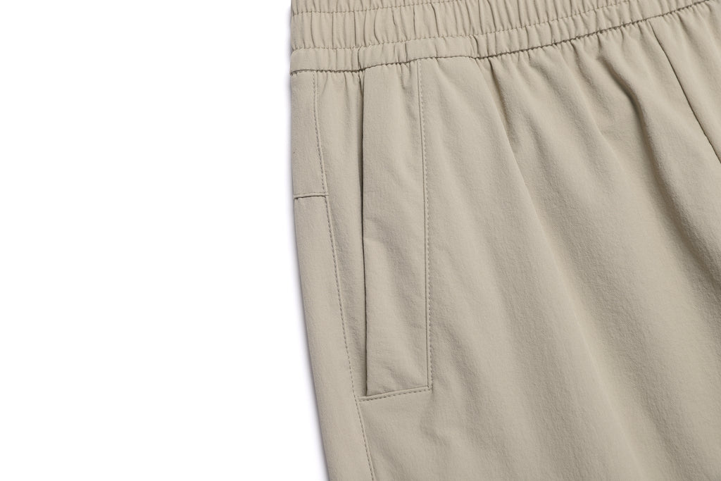 Unisex Archelon Woven Straight Pants- Mourning Beige