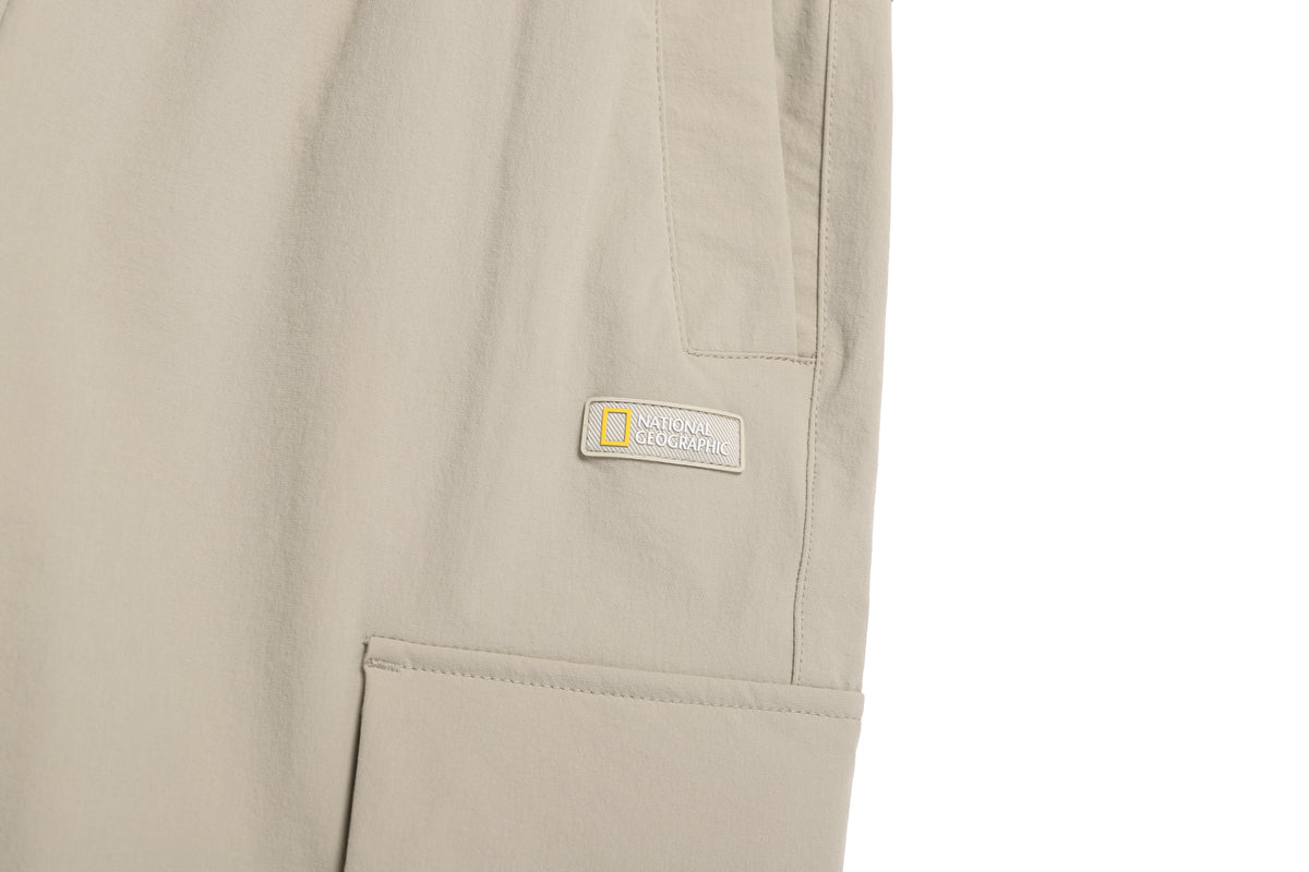 Unisex Archelon Woven Straight Pants- Mourning Beige
