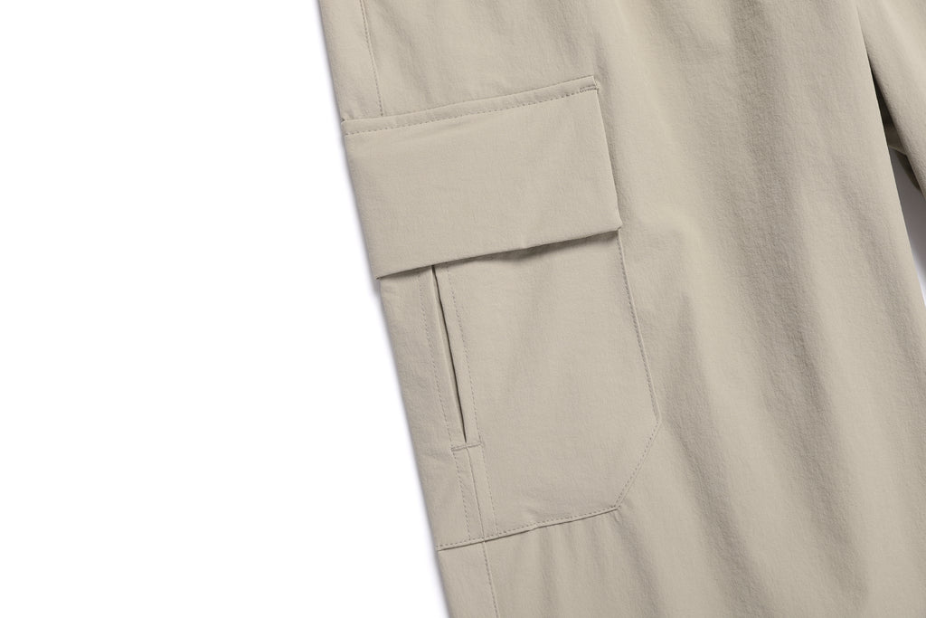Unisex Archelon Woven Straight Pants- Mourning Beige