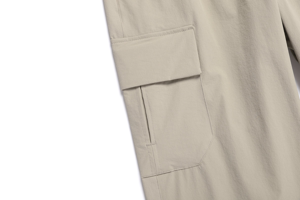 Unisex Archelon Woven Straight Pants- Mourning Beige