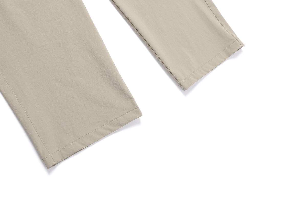 Unisex Archelon Woven Straight Pants- Mourning Beige