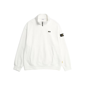 MEN'S HALFZIP SWEATSHIRT- IVORY