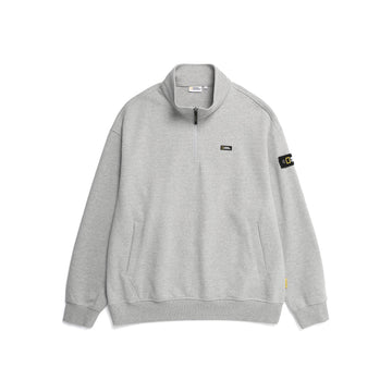 MEN'S HALFZIP SWEATSHIRT- GREY