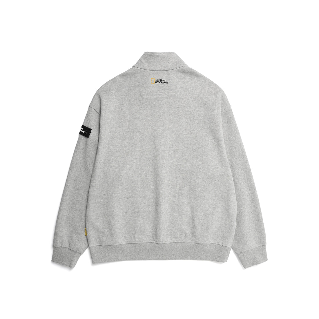 M' Semi-Overfit Half Zip-Up Sweatshirt