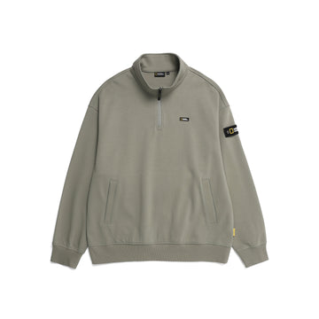 MEN'S HALFZIP SWEATSHIRT- OLIVE