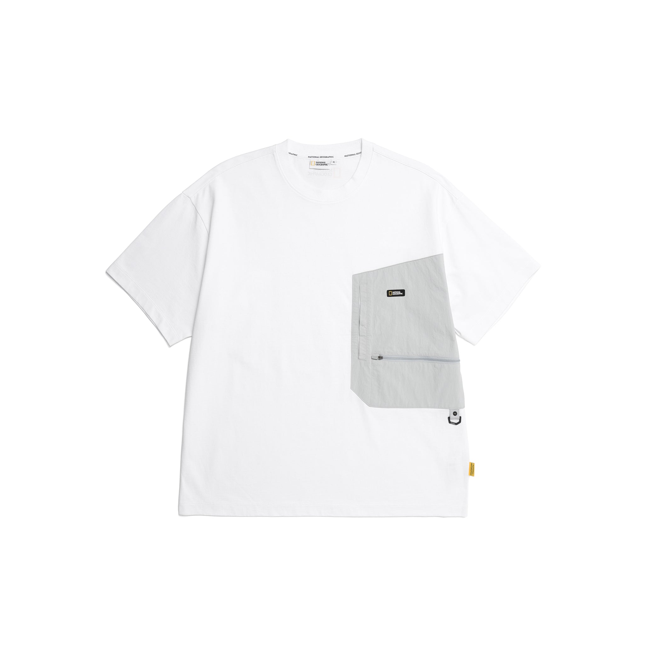 M' Semi-Overfit Woven Pocket Mix T-Shirt