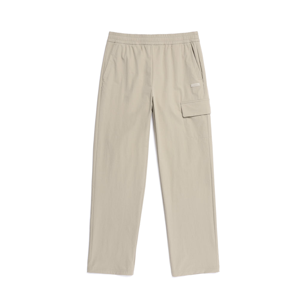 Women'S Archelon Woven Stretch Basic Fit Straight Pants- Mourning Beige
