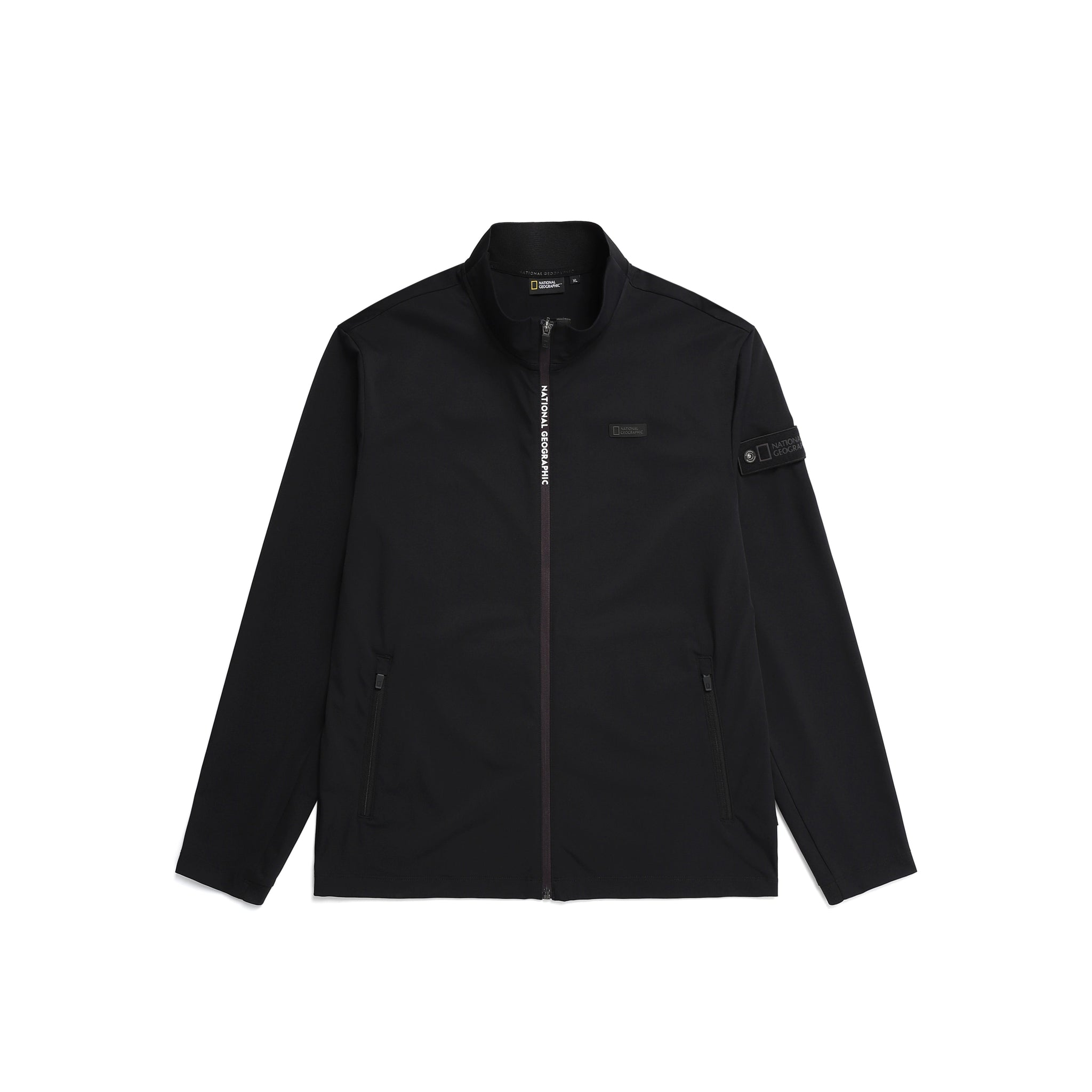 MEN'S FULL ZIP JACKET- CARBON BLACK
