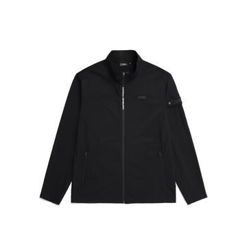 MEN'S FULL ZIP JACKET- CARBON BLACK