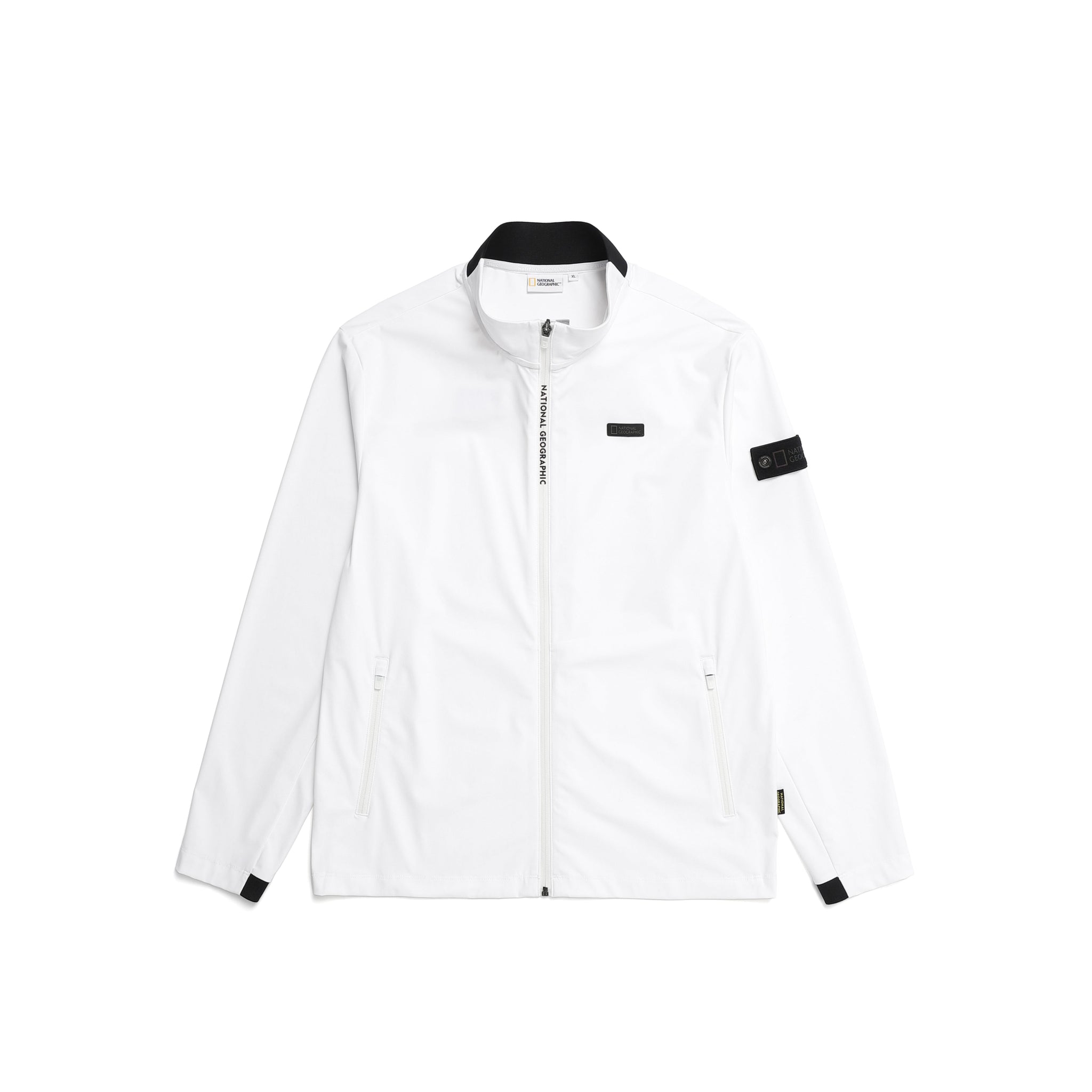 MEN'S FULL ZIP JACKET- WHITE