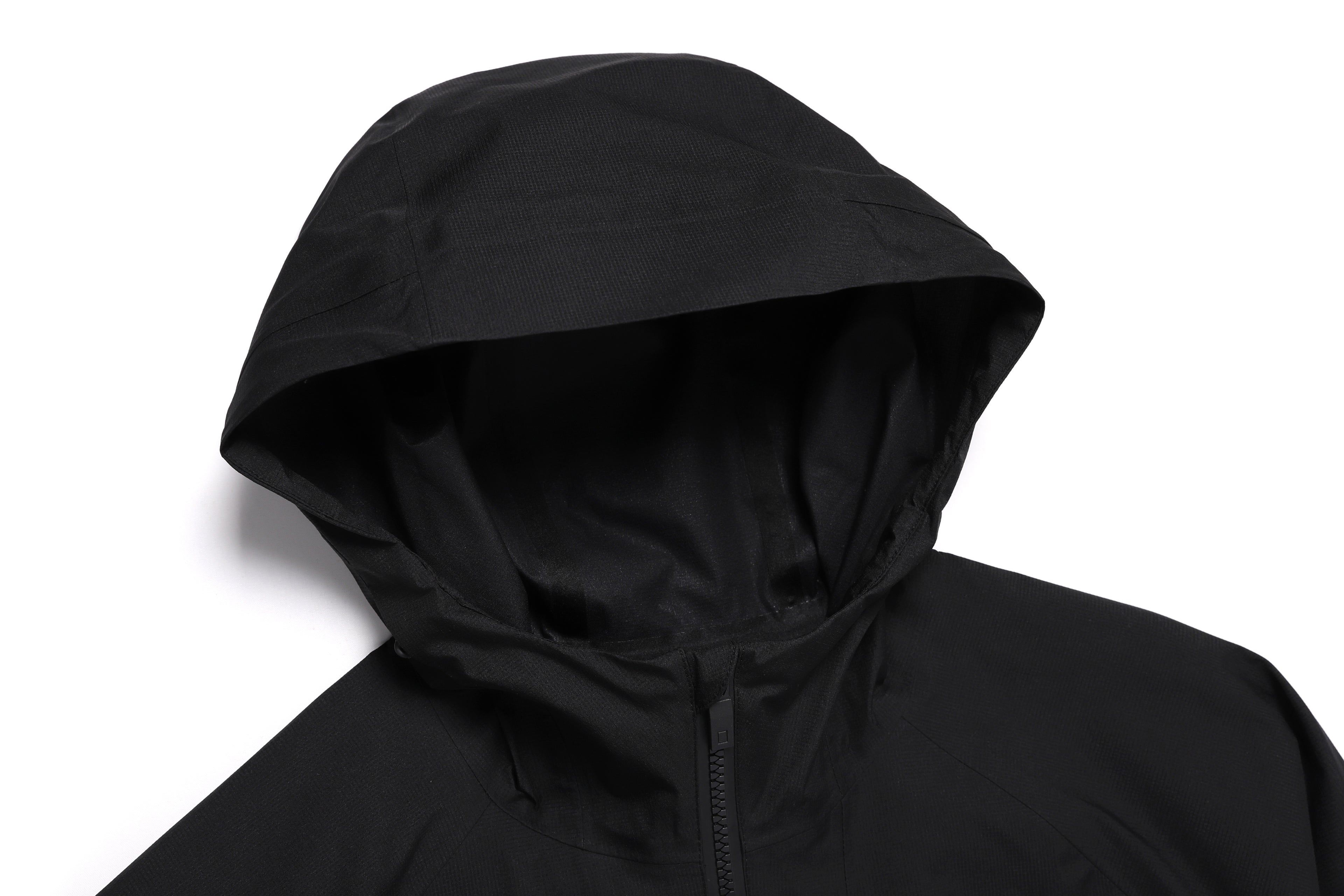 Unisex Europa Lightweight 3L Hooded Jacket- Carbon Black