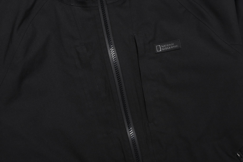 Unisex Europa Lightweight 3L Hooded Jacket- Carbon Black