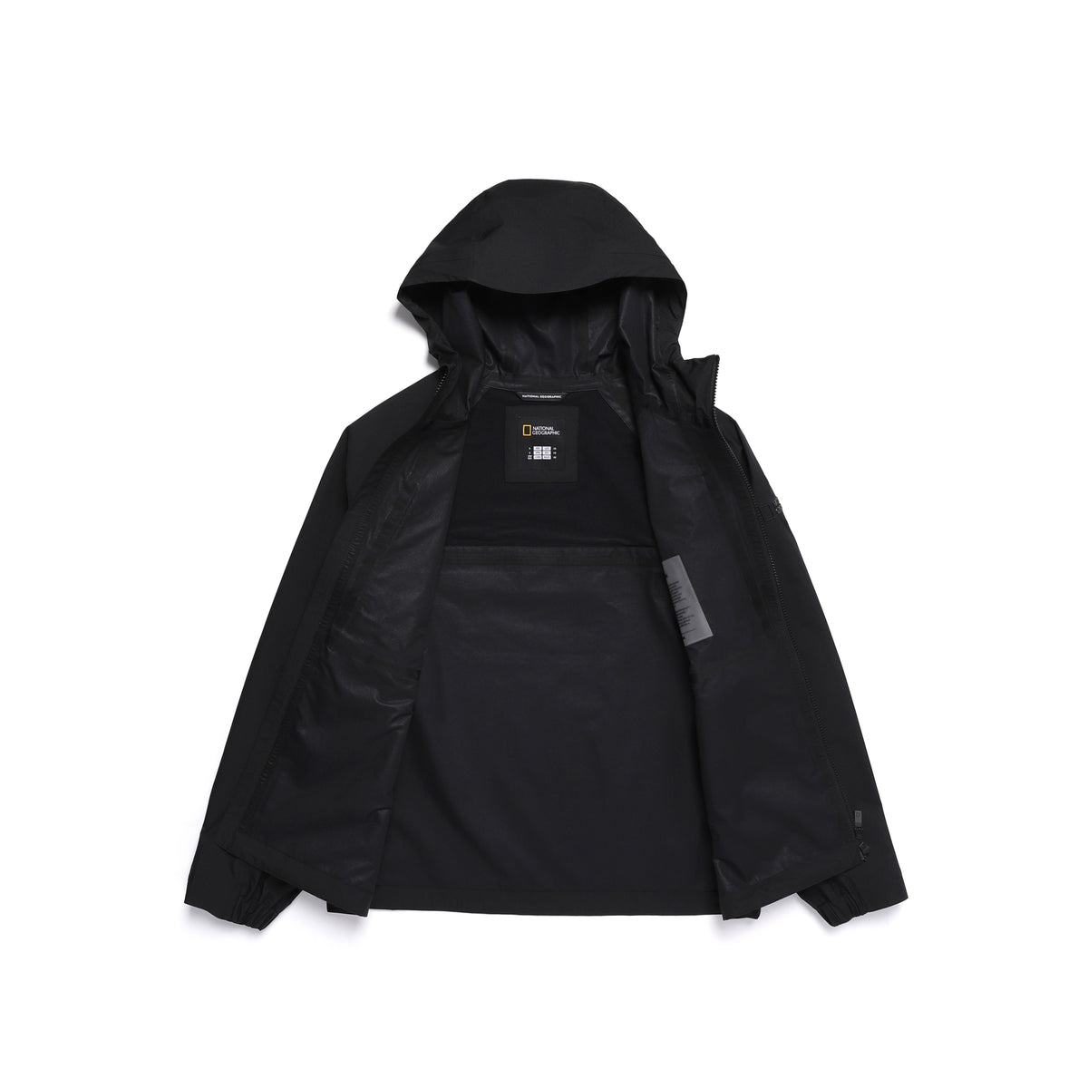 Unisex Europa Lightweight 3L Hooded Jacket- Carbon Black