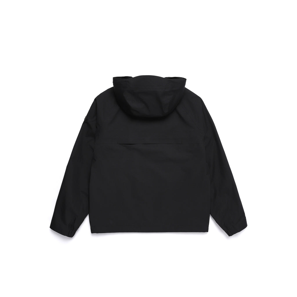Unisex Europa Lightweight 3L Hooded Jacket- Carbon Black