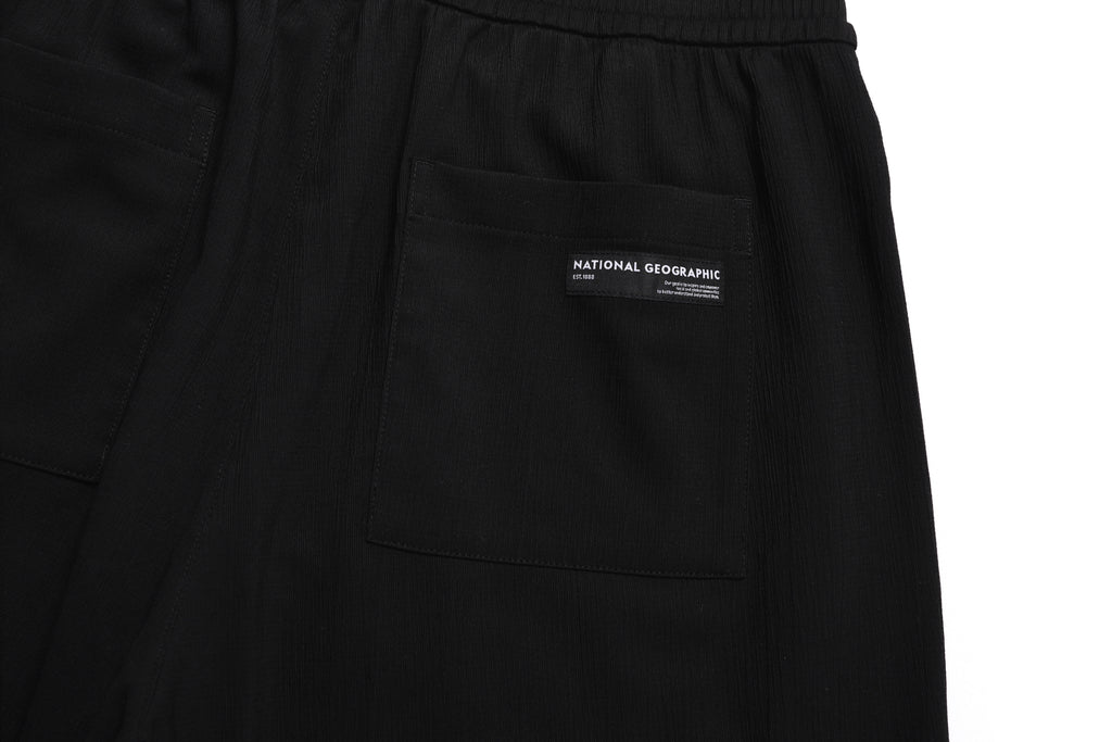 Crinkle Long-Short Length Pants
