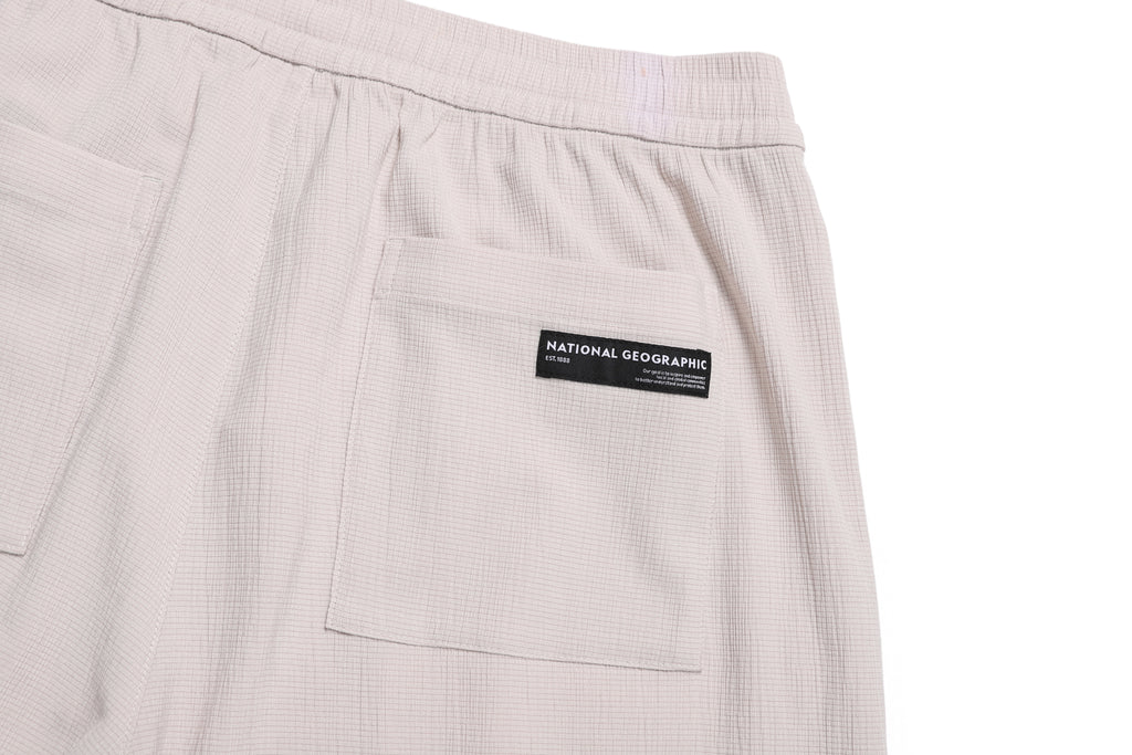 Crinkle Long-Short Length Pants
