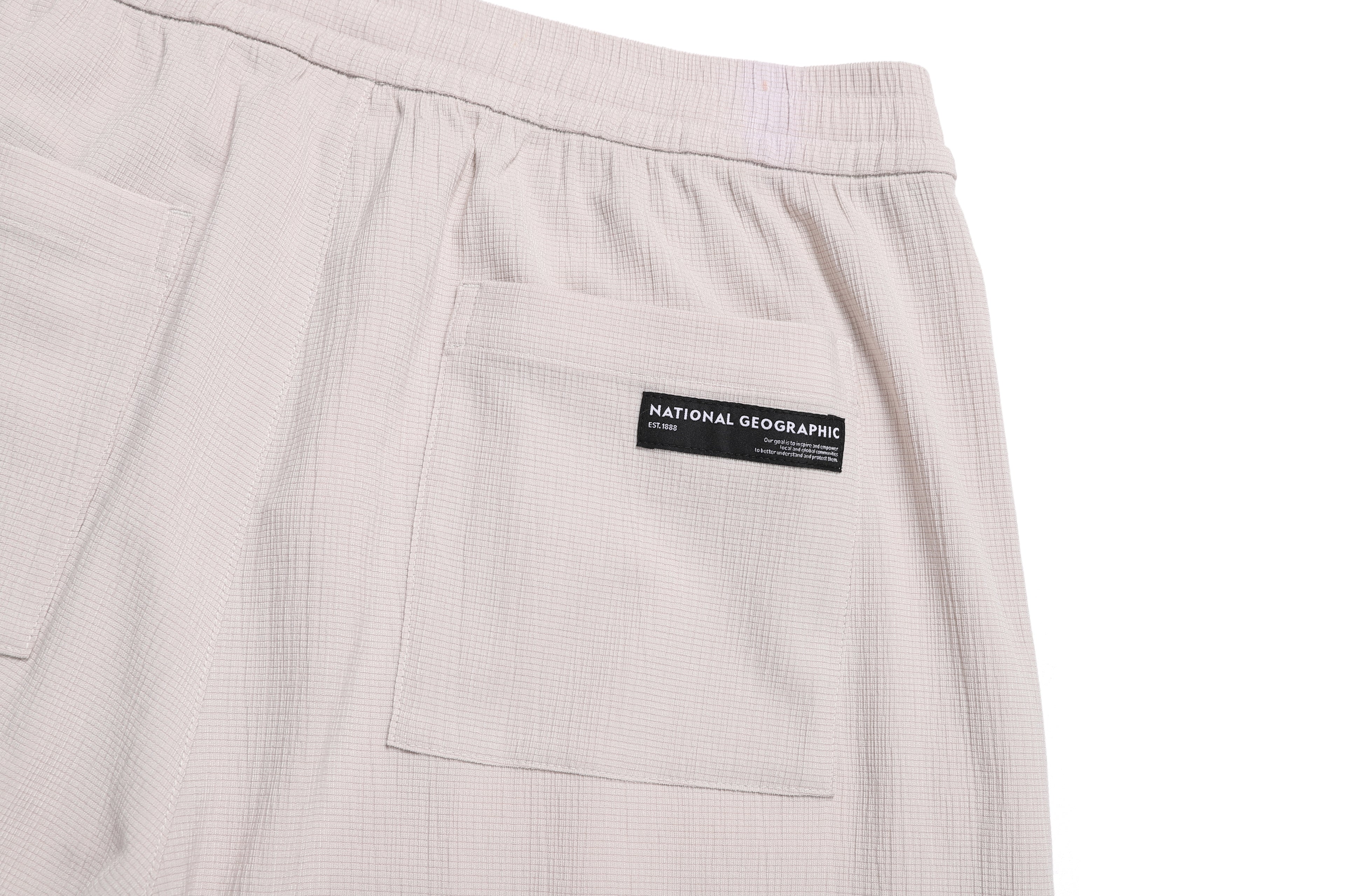 Crinkle Long-Short Length Pants