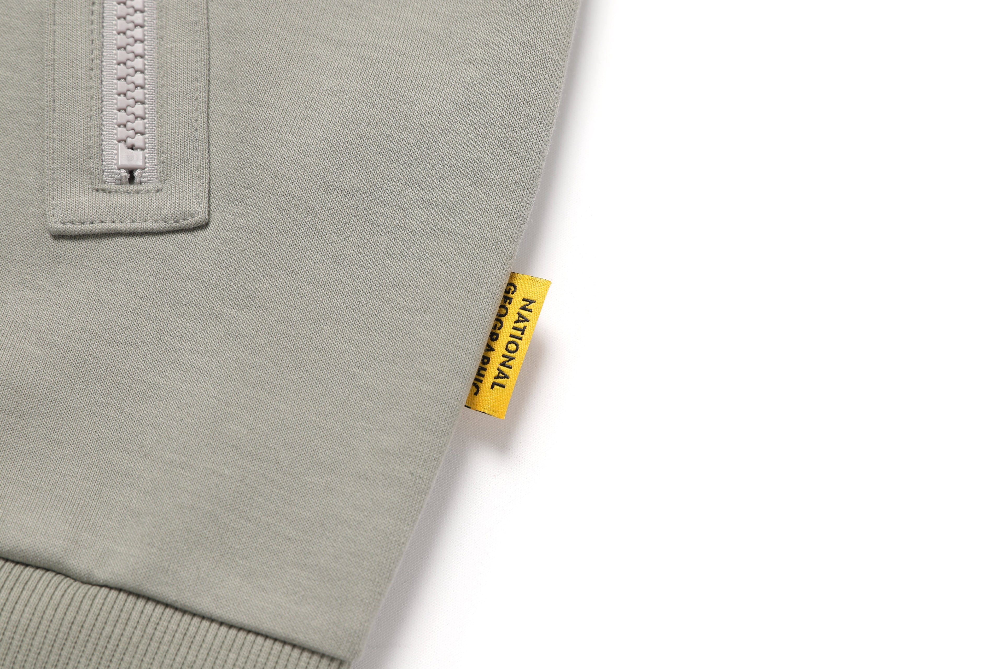 Unisex Zipup Hoodie- Agate Grey