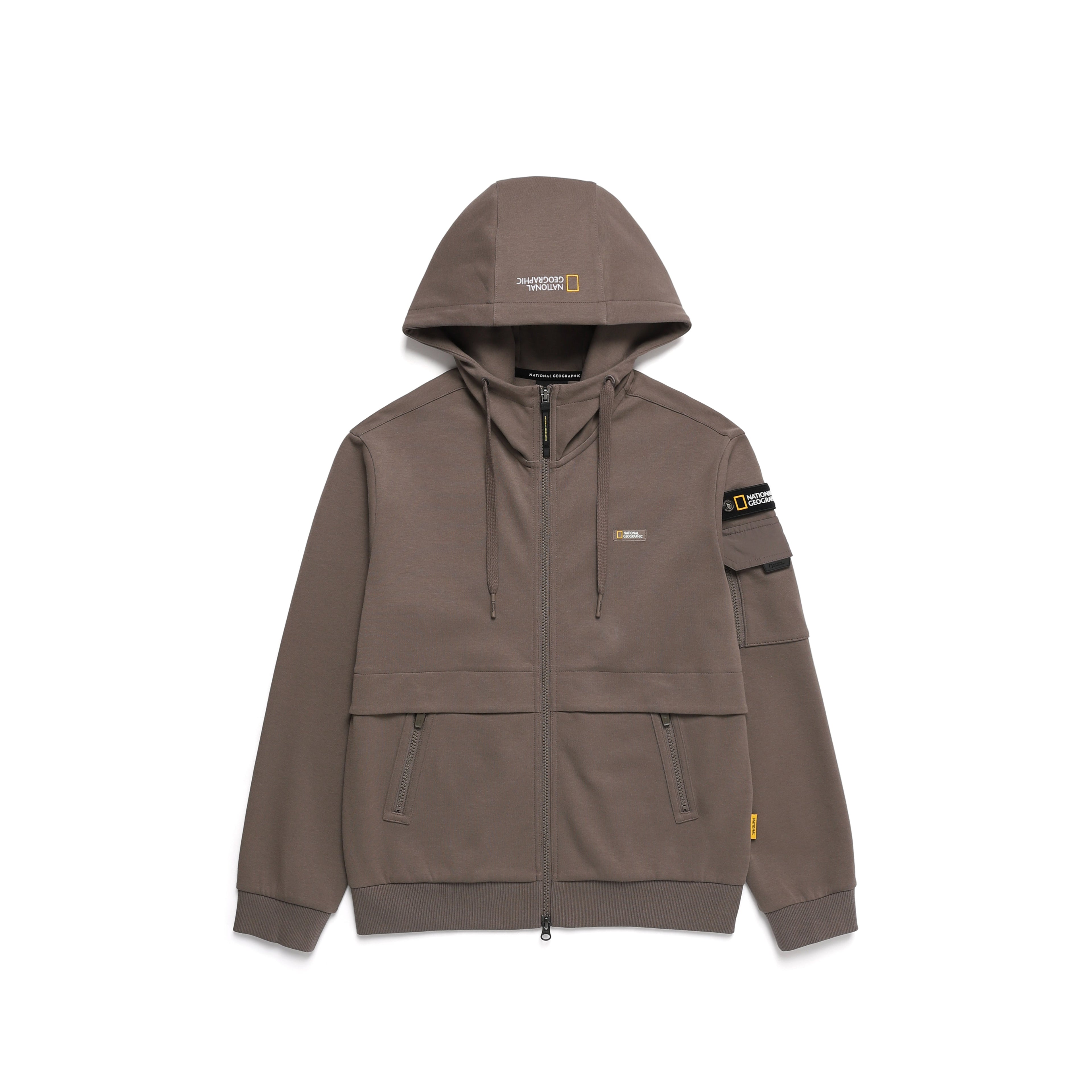 Unisex Zip Up Hoodie- Kmocha