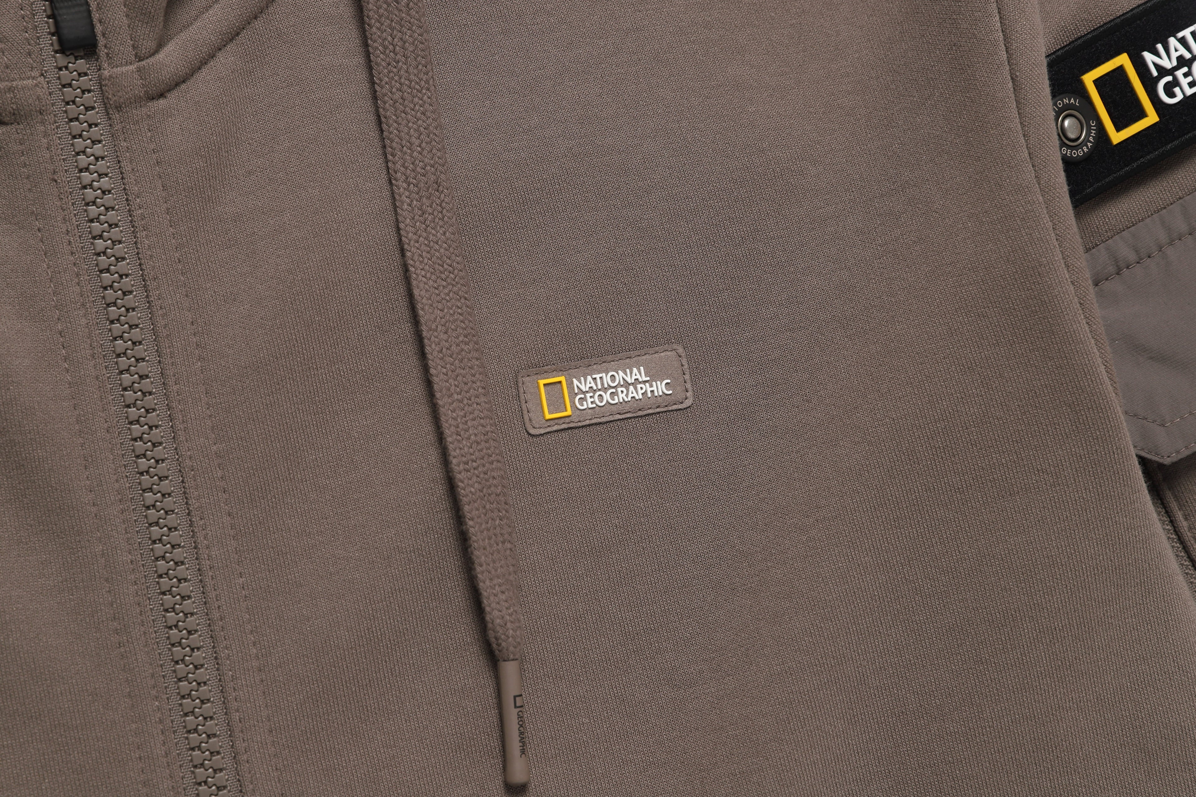Unisex Zip Up Hoodie- Kmocha