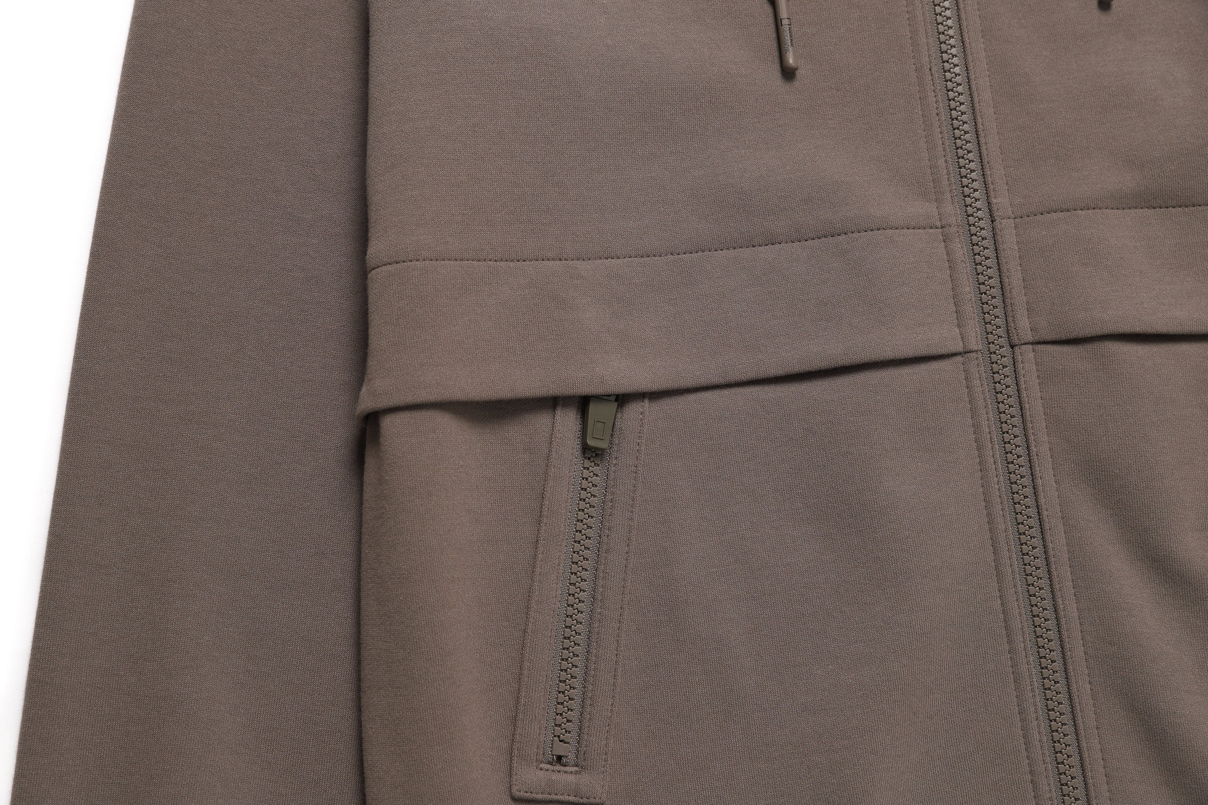 Unisex Zip Up Hoodie- Kmocha