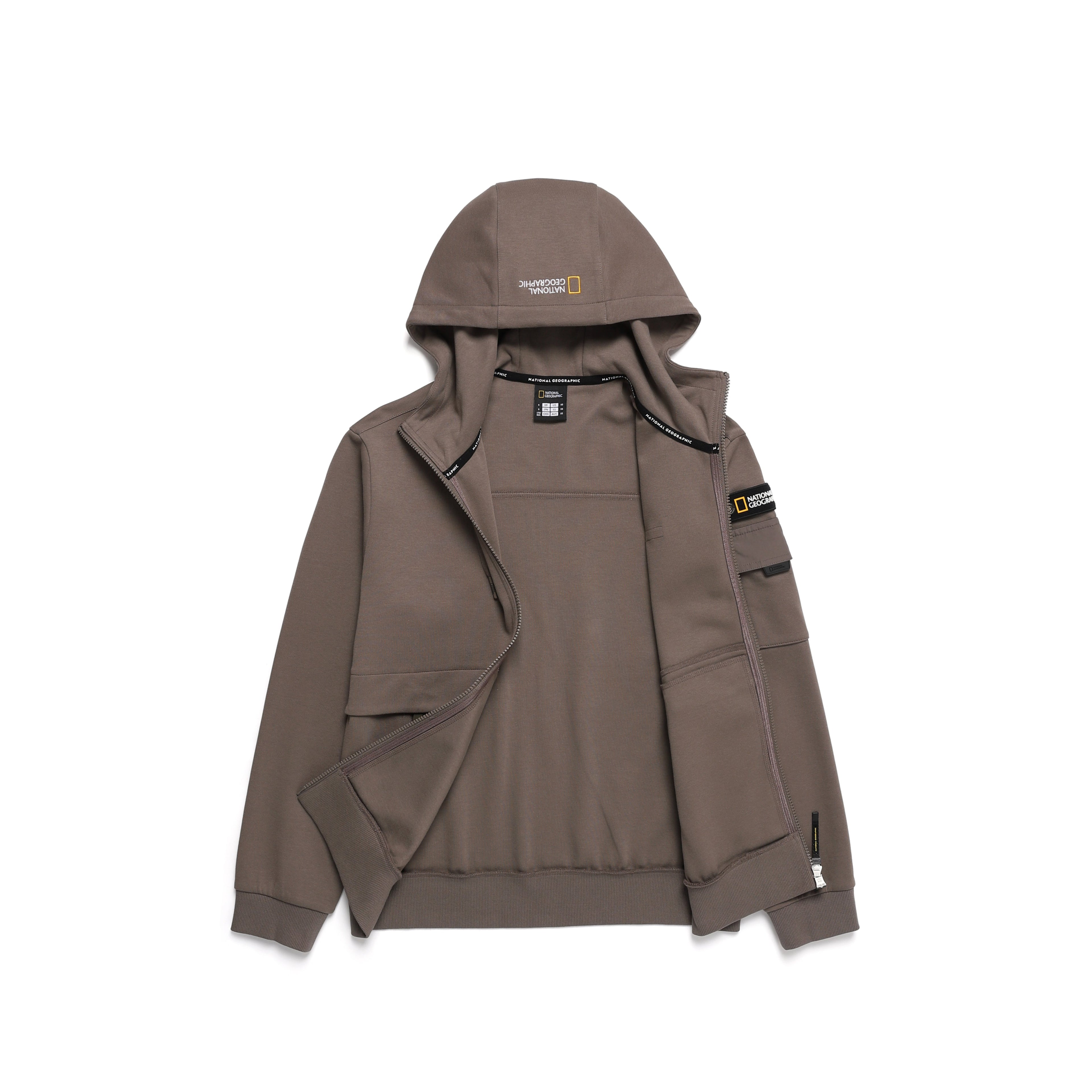 Unisex Zip Up Hoodie- Kmocha