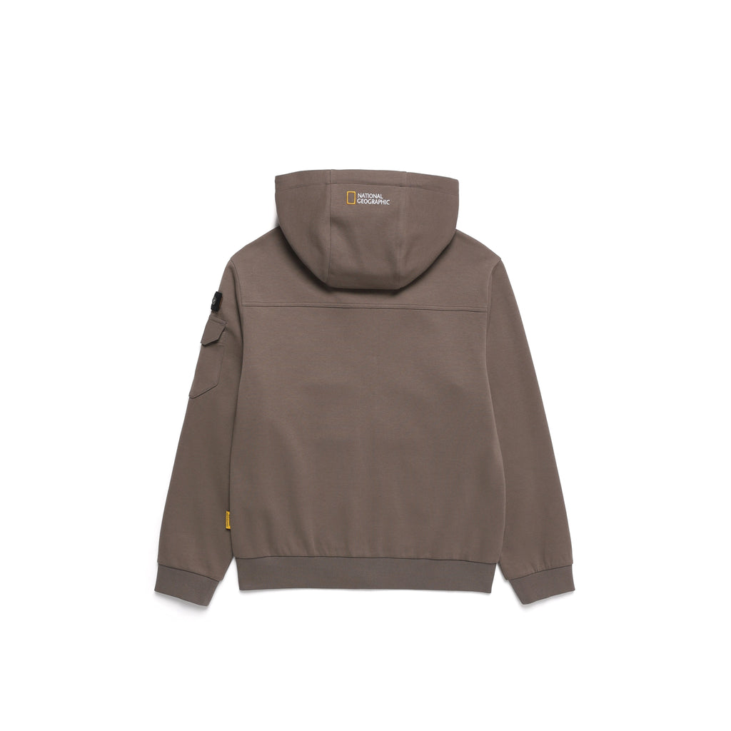 Unisex Zip Up Hoodie- Kmocha