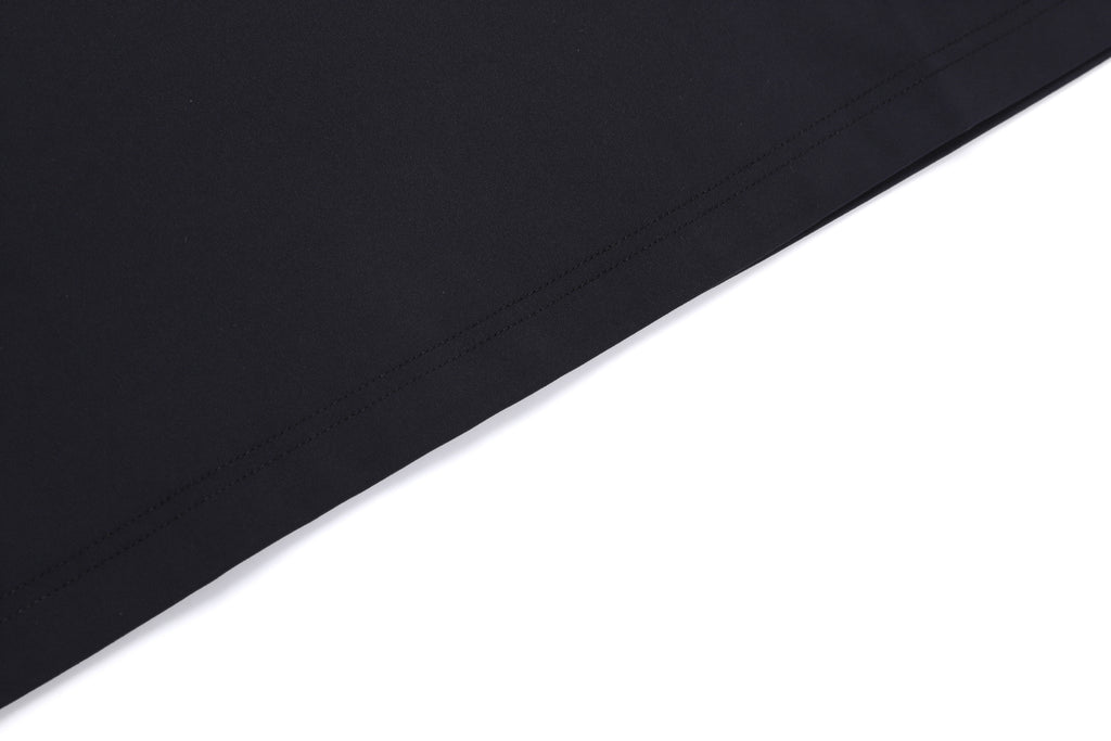 Men'S Caph Functional Long Sleeved Poloshirt- Black