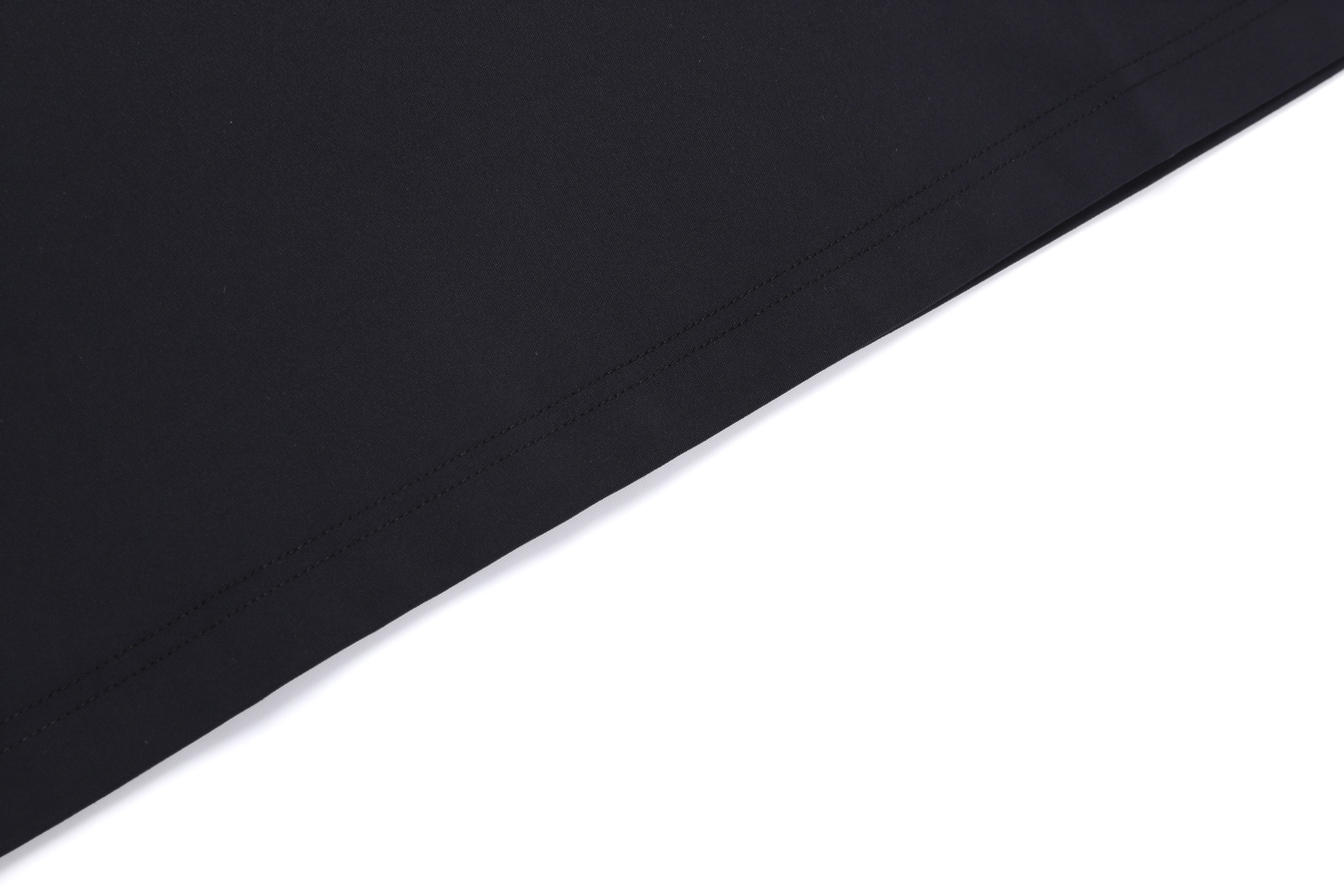 Men'S Caph Functional Long Sleeved Poloshirt- Black
