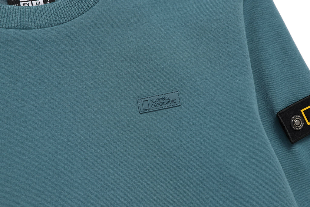 Kids Sweatshirt With Patch Logo