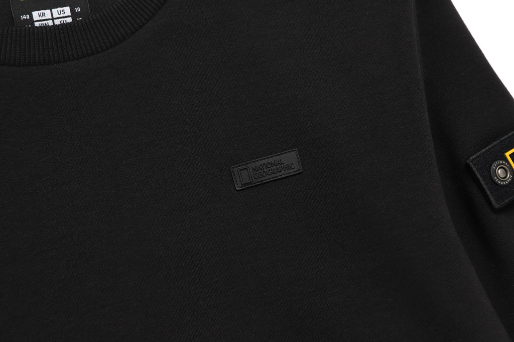 Kids Sweatshirt With Patch Logo