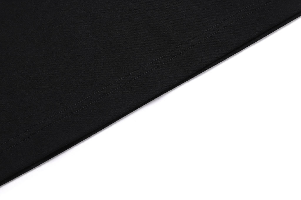 Ovis Unisex Wanderer Semi Over Fit Ss T-Shirt- Carbon Black