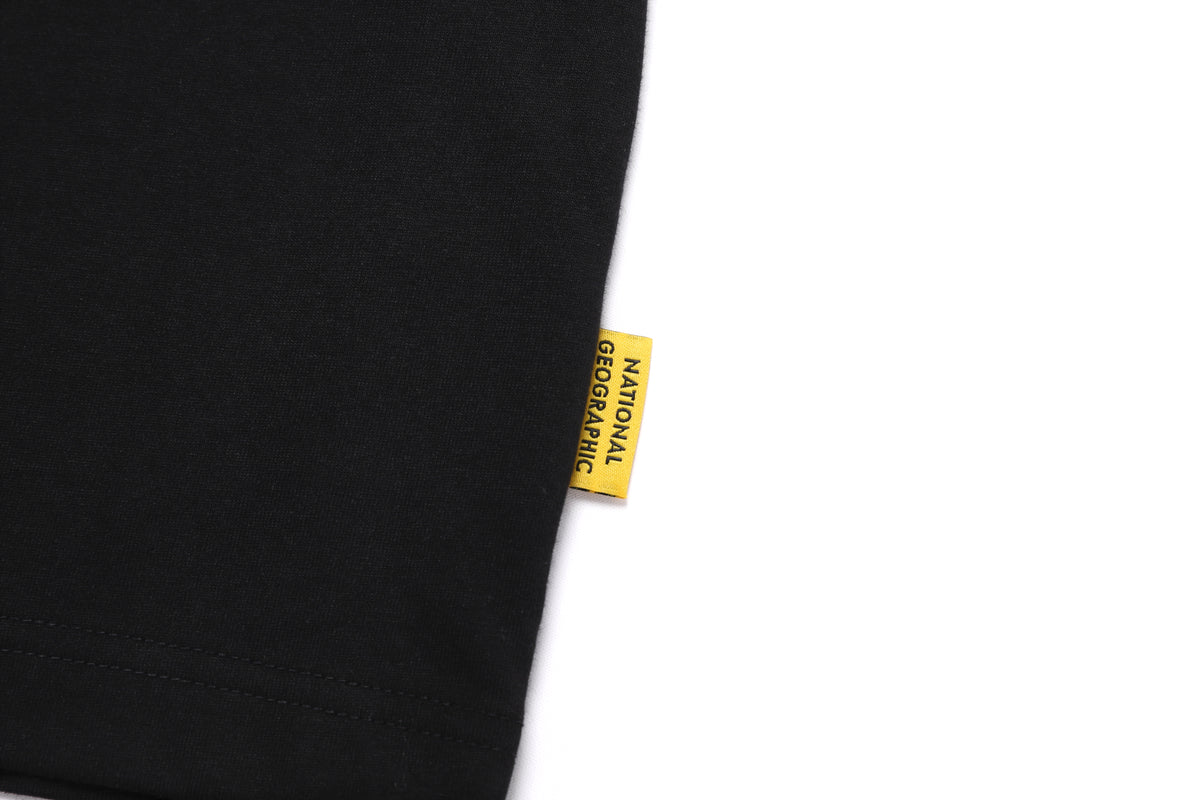 Ovis Unisex Wanderer Semi Over Fit Ss T-Shirt- Carbon Black