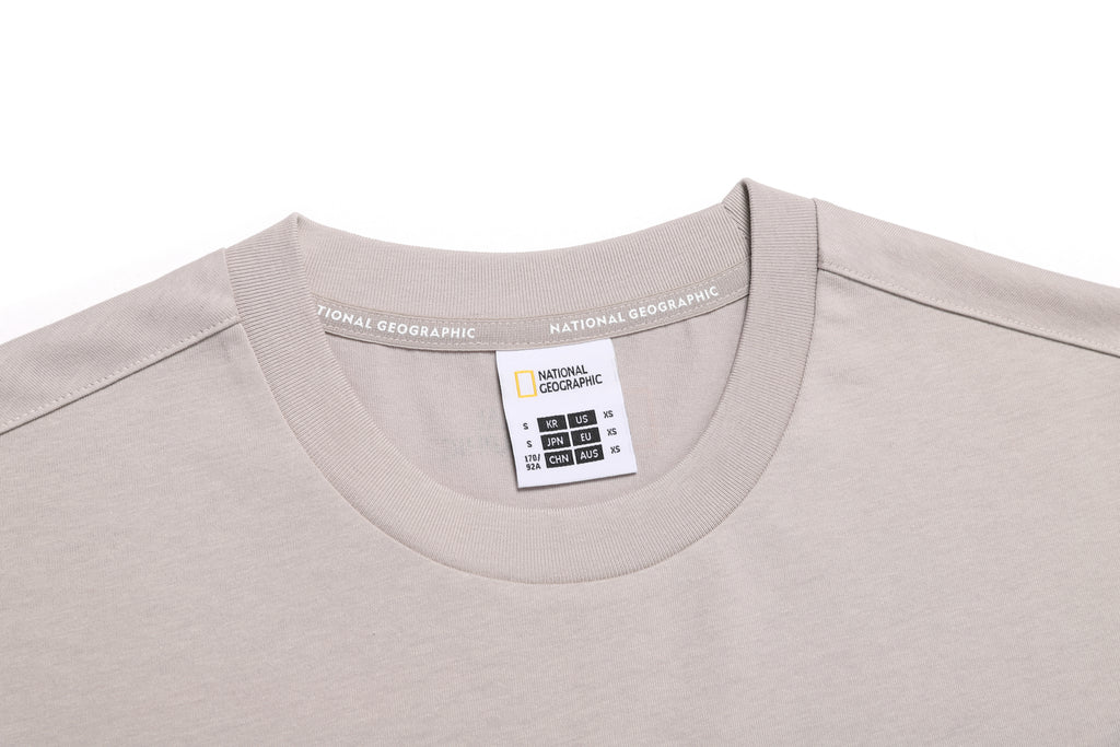 Ovis Unisex Wanderer Semi Over Fit Ss T-Shirt- Carbon Black