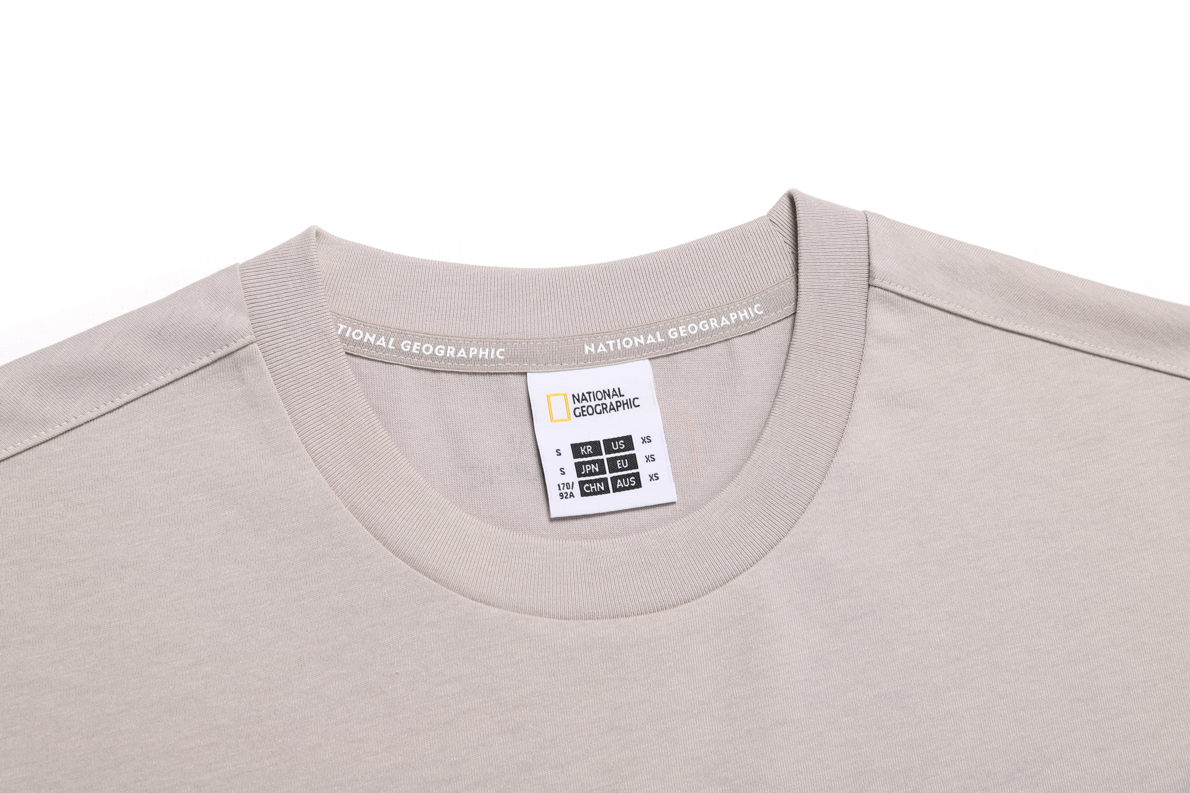 Ovis Unisex Wanderer Semi Over Fit Ss T-Shirt- Mourning Beige