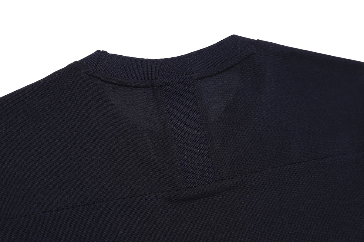Wellaka Functional Semi-Oversized Fit T-Shirt- Deep Sea Navy