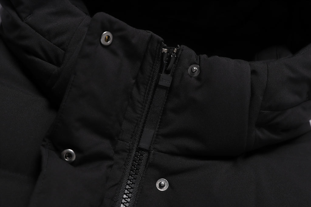 Women's Mid-Length Detachable Hood Goose Down Jacket