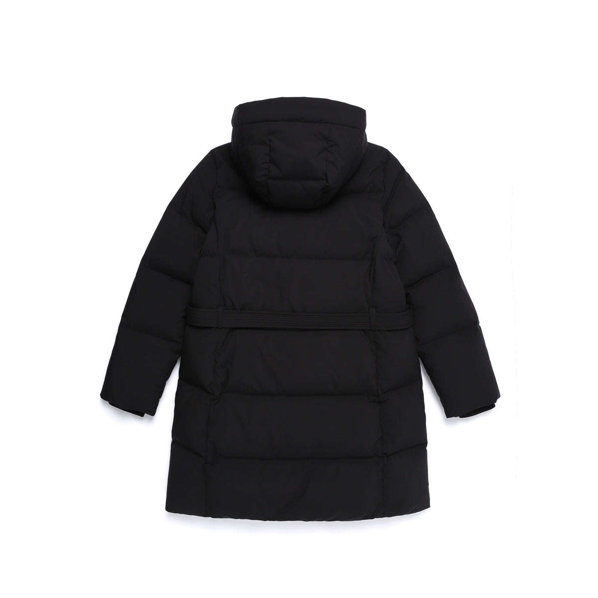 Women's Mid-Length Detachable Hood Goose Down Jacket