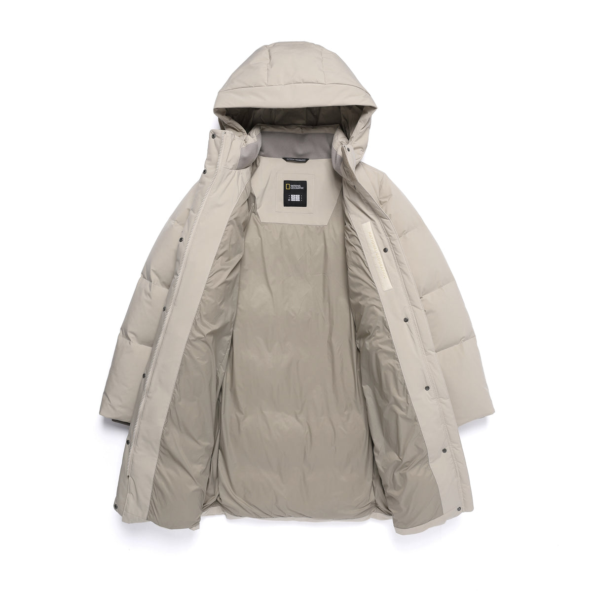 Women's Mid-Length Detachable Hood Goose Down Jacket