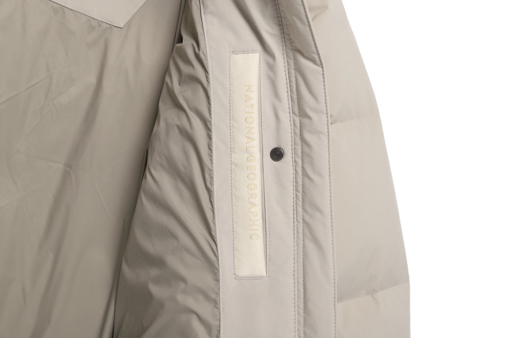 Women's Mid-Length Detachable Hood Goose Down Jacket