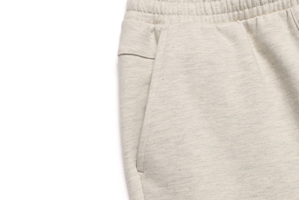 Kids Jersey Jogger Training Pants (Fleece Lined)- Oatmeal