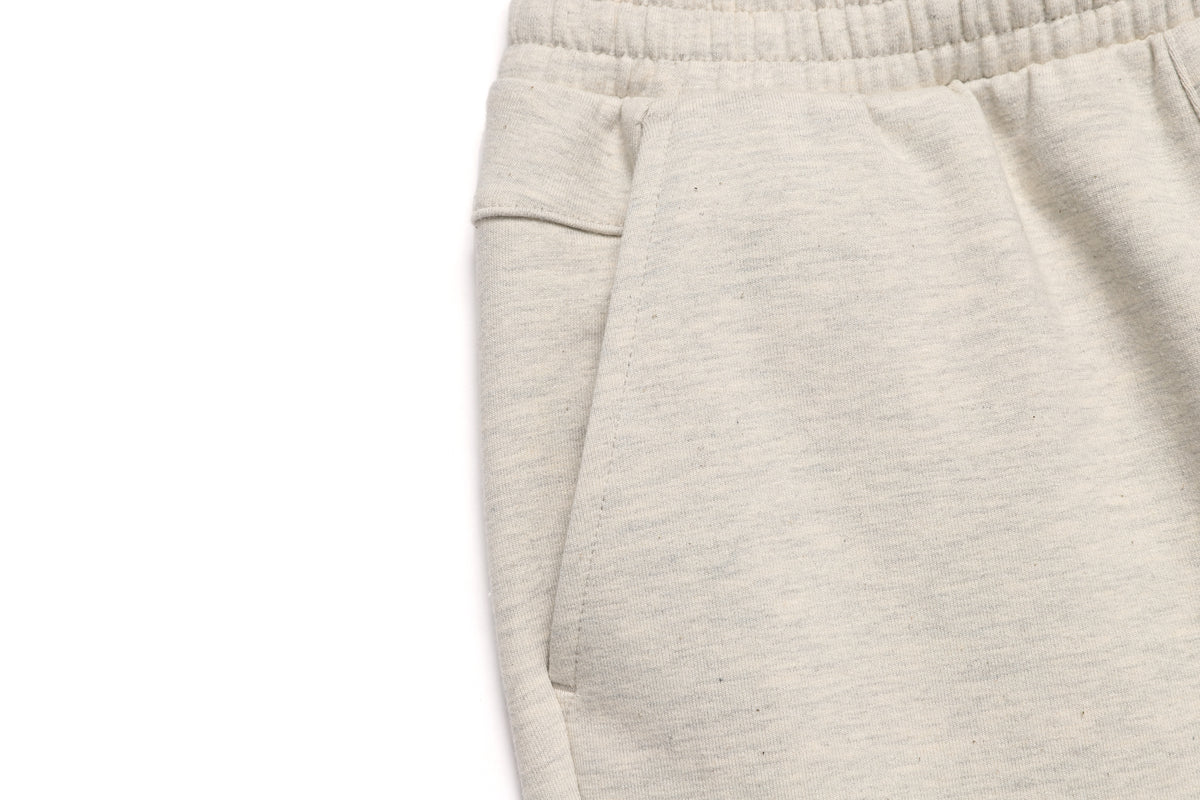 Kids Jersey Jogger Training Pants (Fleece Lined)- Oatmeal