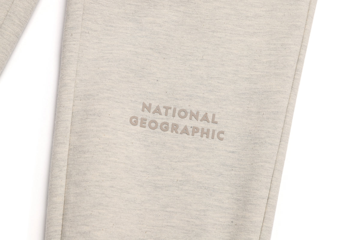 Kids Jersey Jogger Training Pants (Fleece Lined)- Oatmeal