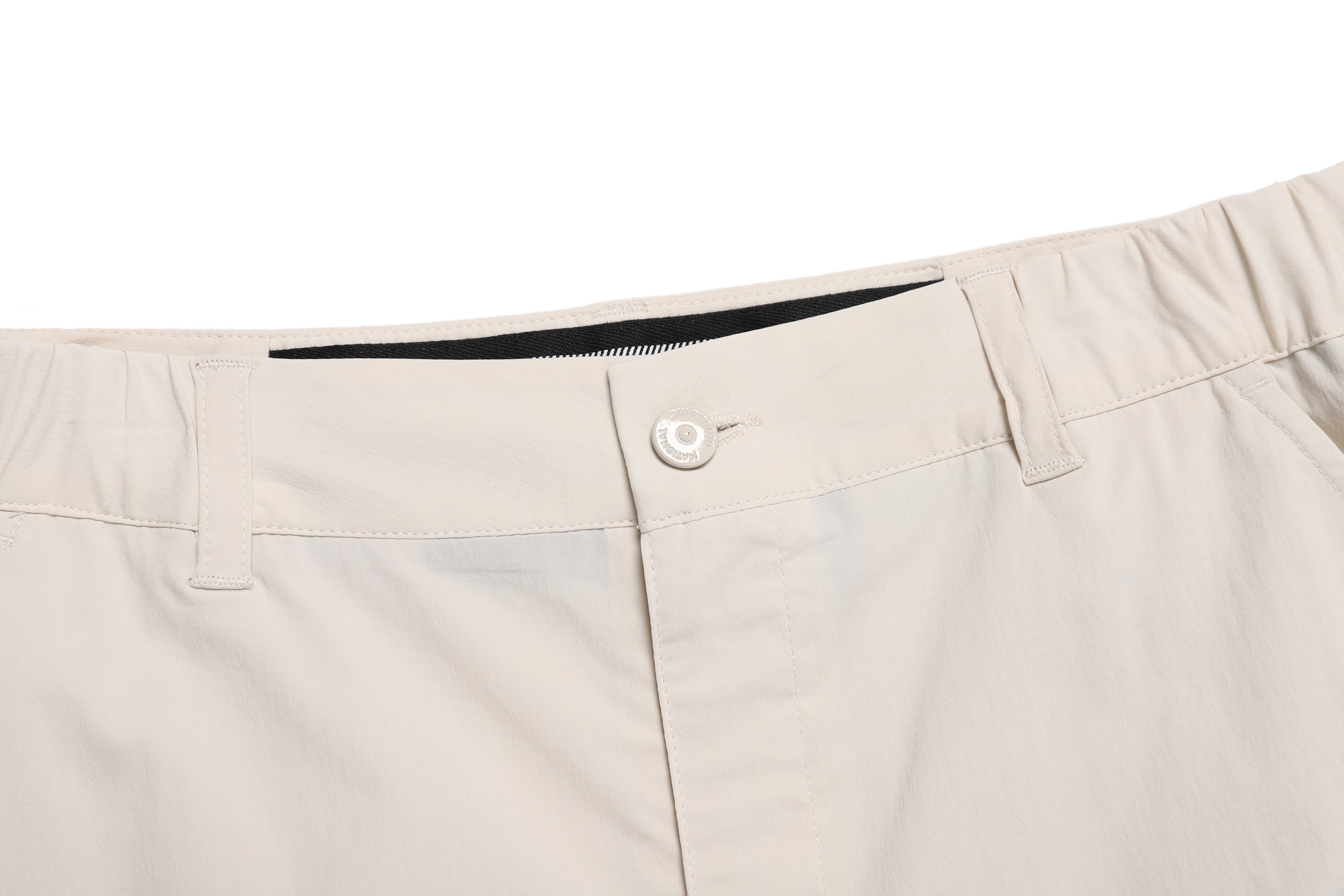 Women'S Wide Bermuda Board Shorts- L/Beige